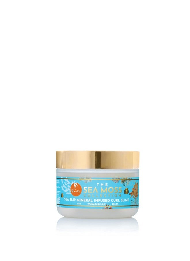 Curls Sea Moss Mineral Infused Slime Hair Jelly - Promotes Healthy Growth, Protects from Styling Damage, Delivers Shiny, Defined, Hydrated Hair - 8oz, 1 Count