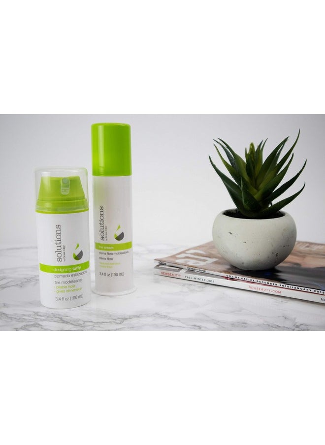 GREAT CLIPS Solutions Designing Taffy 3.4oz | Styling Cream | Pliable Hold with High Shine | Works in Dry or Wet Hair