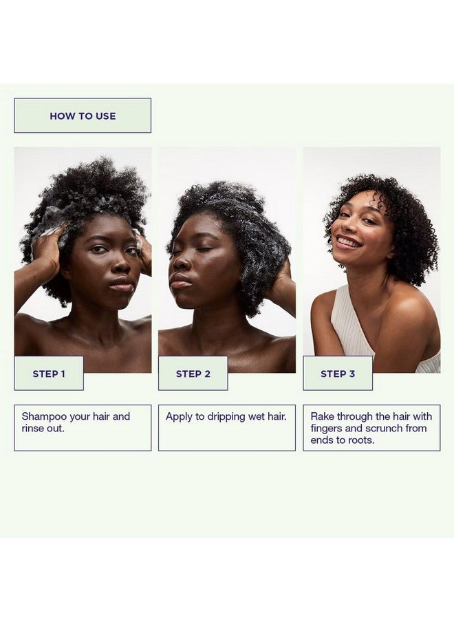 Maria Nila Coils & Curls Oil-In-Cream, 3.4 Fl Oz, For Curly & Wavy Hair, Jojoba oil to Stay Hydrated while Washing, Shea butter for Curl Enhancement, 100% Vegan