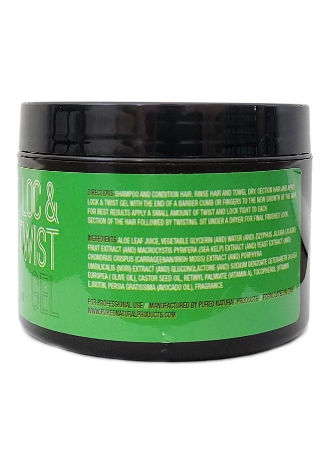 Pure O Hair Solution Product Lock & Twist Gel 8 Oz (Pack of 1)