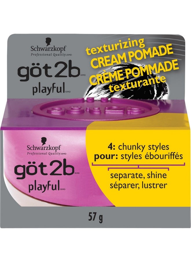 Got2b Playful Texturizing Crème Pomade, 2-Ounce (Pack of 2)