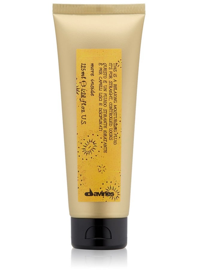 Davines This is a Relaxing Moisturizing Fluid, Heat Protection And Frizz Control For Sleek And Straight Styling, Moisturize With Humidity Control, 4.22 Fl. Oz.