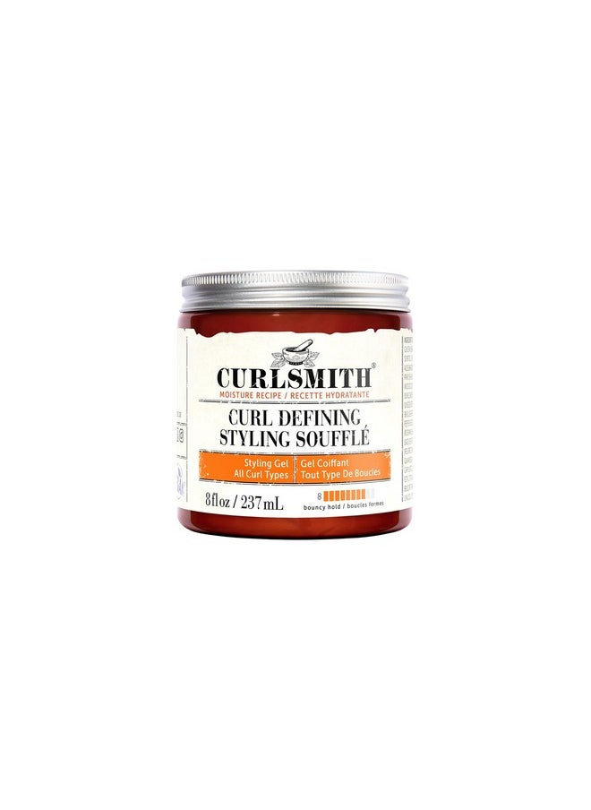CURLSMITH - Curl Defining Styling Soufflé - Vegan Medium Hold Styling Gel for Wavy, Curly and Coily Hair (8oz)