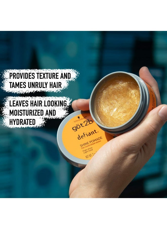 Got2b Defiant Shine Pomade, 2 oz