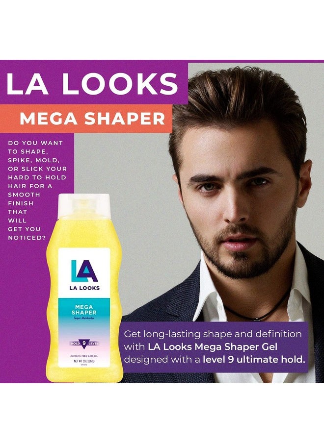 LA Looks Mega Shaper #9 Hold Level, 20 Ounce (U-HC-1903)