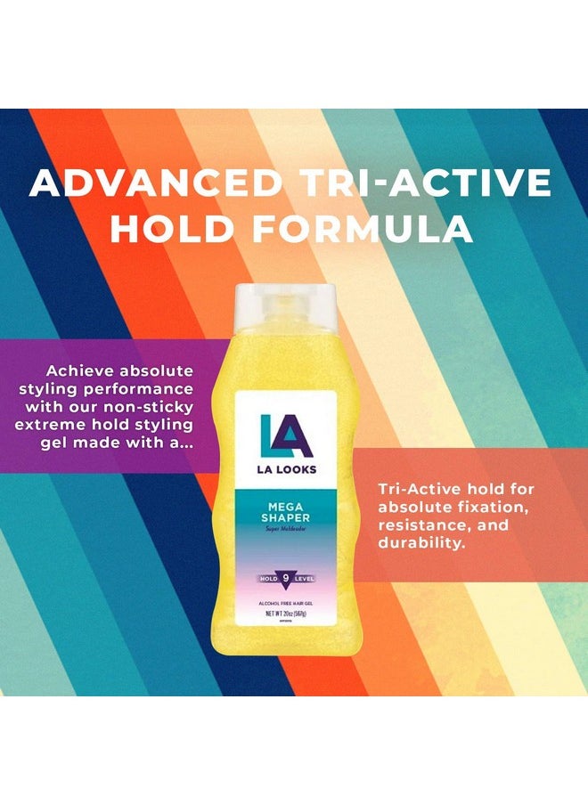 LA Looks Mega Shaper #9 Hold Level, 20 Ounce (U-HC-1903)