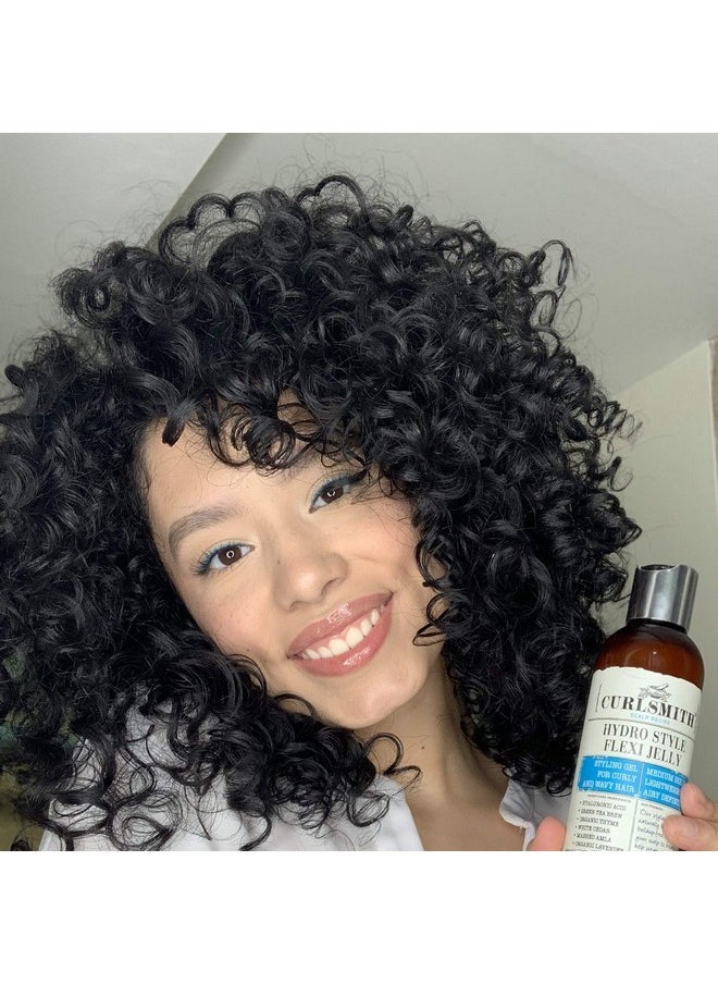 CURLSMITH - Hydro Style Flexi-Jelly - Vegan Defining Gel for Wavy, Curly or Coily Hair (8fl.oz)