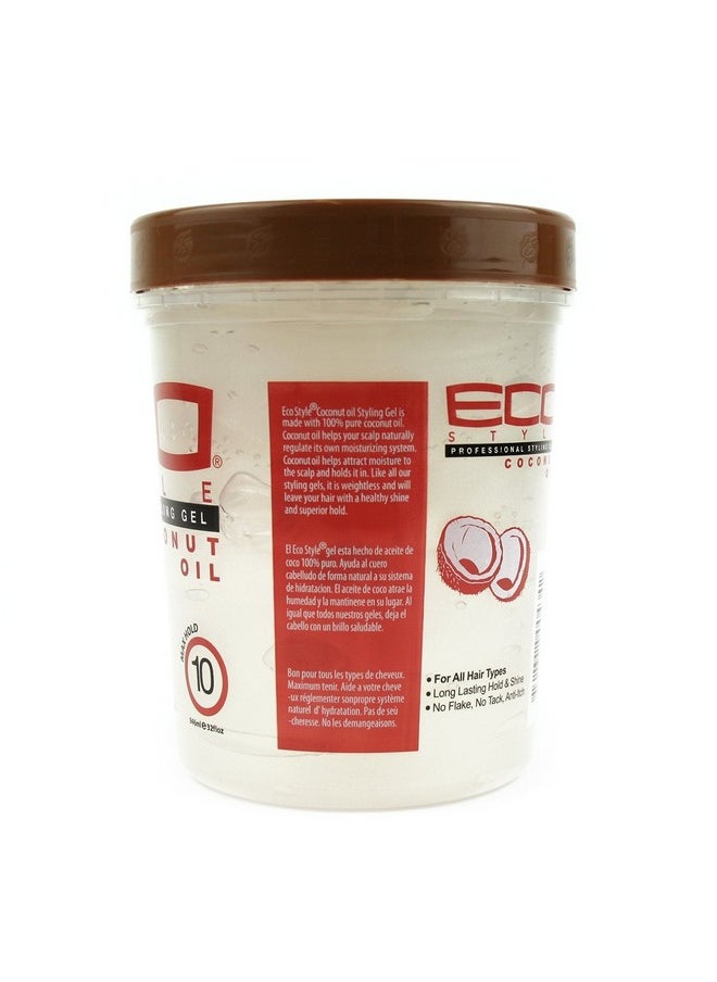 Eco Style Gel Coconut Oil, 32 Ounce