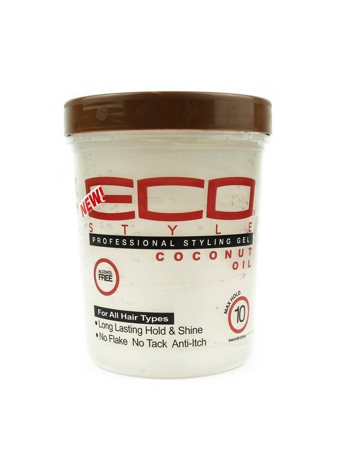 Eco Style Gel Coconut Oil, 32 Ounce