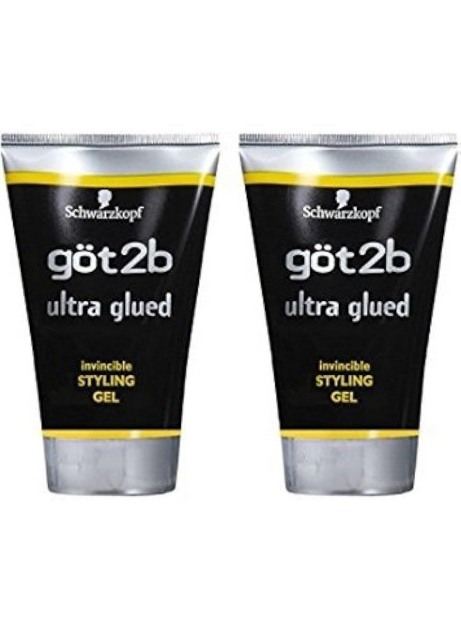 Got 2b Ultra Glued Invincible Styling Gel, 1.25 Ounce (2 Pack)