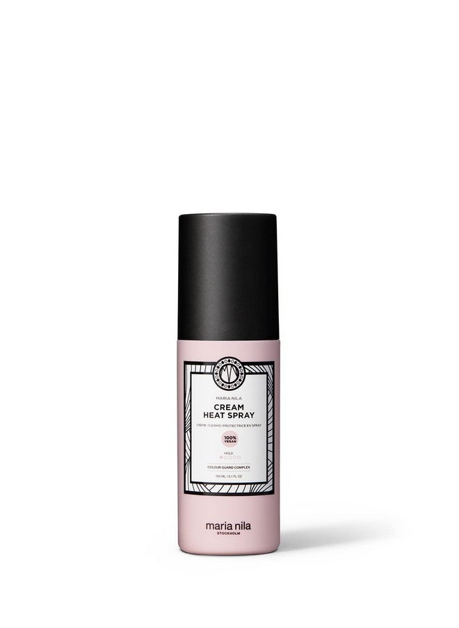 Maria Nila Cream Heat Spray, 5.1 Fl Oz / 150 ml, Protects Hair when Using Heating Tools, Pea Protein Prevents Split Ends, 100% Vegan & Sulfate/Paraben free