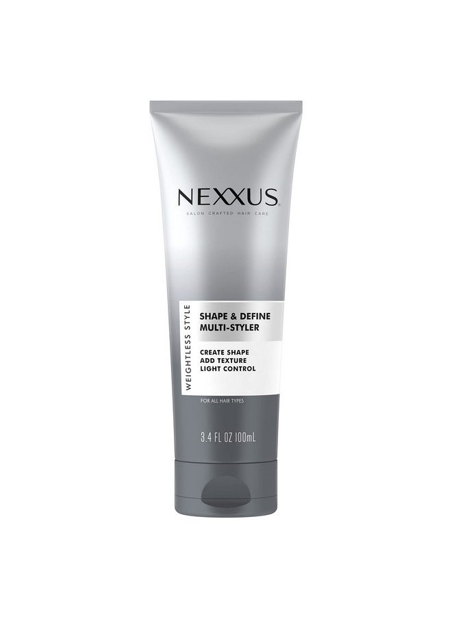 Nexxus Shape and Define Multi-Styler For a Light Hold Weightless Styling Cream Shape, Define and Texture Hair Styling Cream 3.4 oz