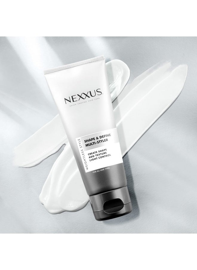 Nexxus Shape and Define Multi-Styler For a Light Hold Weightless Styling Cream Shape, Define and Texture Hair Styling Cream 3.4 oz