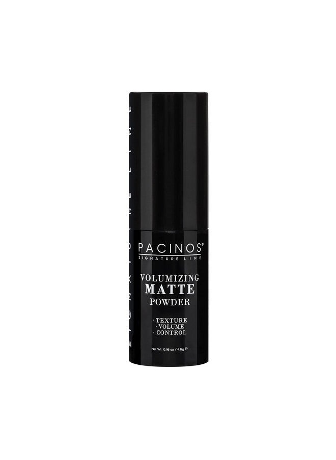 Pacinos Volumizing Matte Hair Powder - Adds Texture, Volume, Controls & Absorbs Excess Oil for Natural Finish, All Hair Types, 4.5 g.