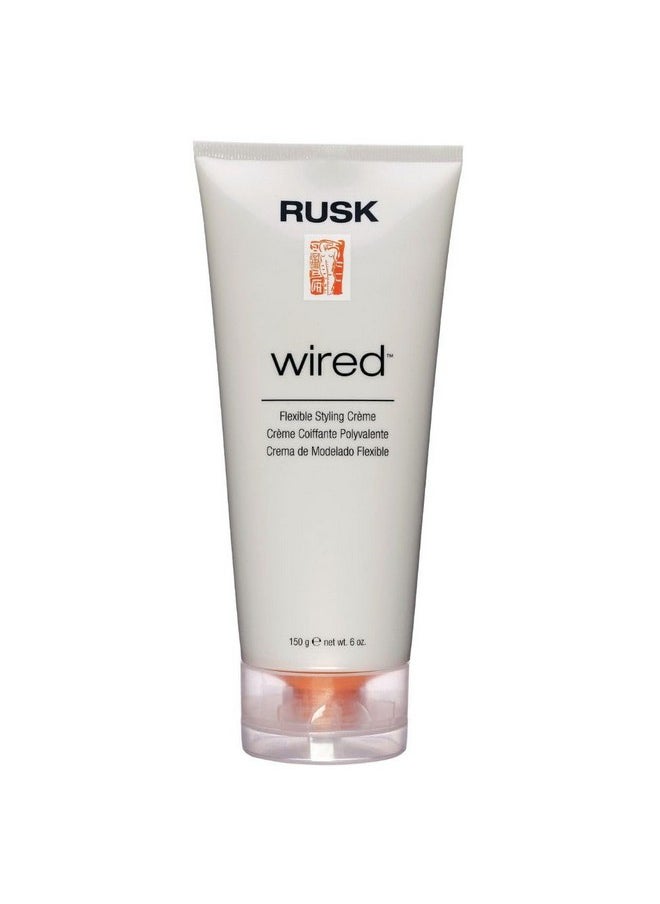 RUSK Designer Collection Wired Flexible Styling Creme, 6 Oz, Lifts, Shines, and Creates Soft, Gravity-Defying Body, Provides Pliable Style Support and Flexible Body