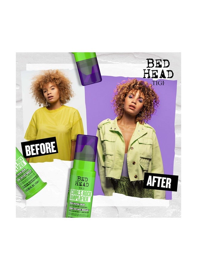 Bed Head By TIGI Curls Rock Amplifier Curl Cream for Curly Hair, the Ultimate Curl Cream for Curly Hair Care 3.82 fl oz
