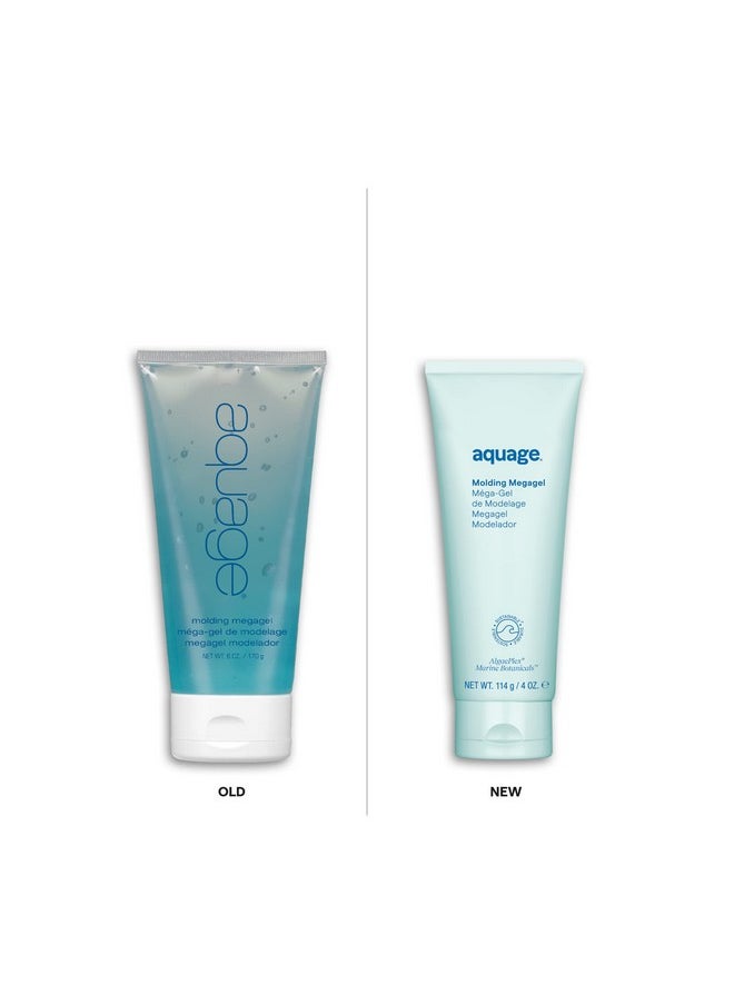 AQUAGE. Molding Megagel - Firm-Hold Gel Delivers Strong Control for Wet Looks Or Sculpted Blow-Dry Looks, 4 Fl Oz