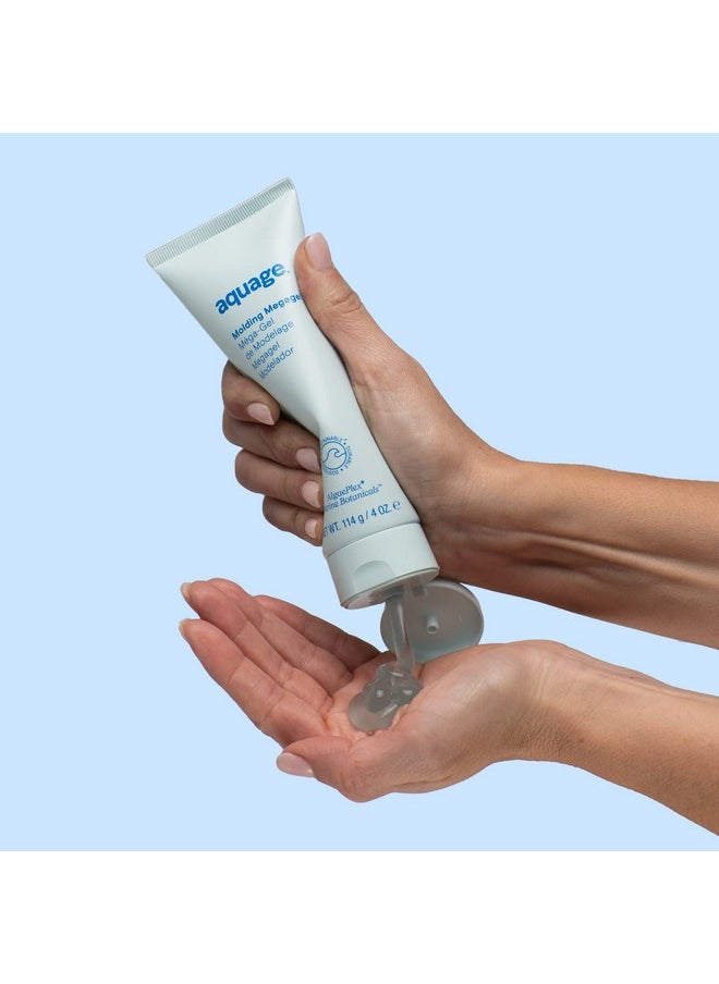 AQUAGE. Molding Megagel - Firm-Hold Gel Delivers Strong Control for Wet Looks Or Sculpted Blow-Dry Looks, 4 Fl Oz