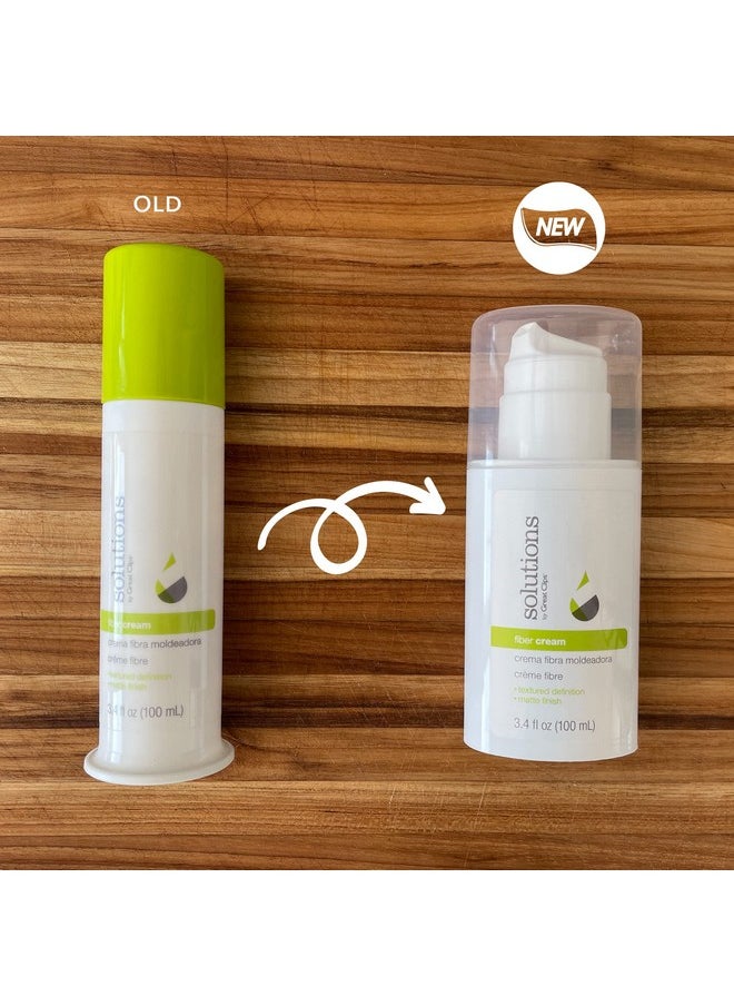 GREAT CLIPS Solutions Fiber Cream 3.4oz | Firm Hold with Pliable Styling | Create Volume and Lift | Great for Naturally Curly Hair