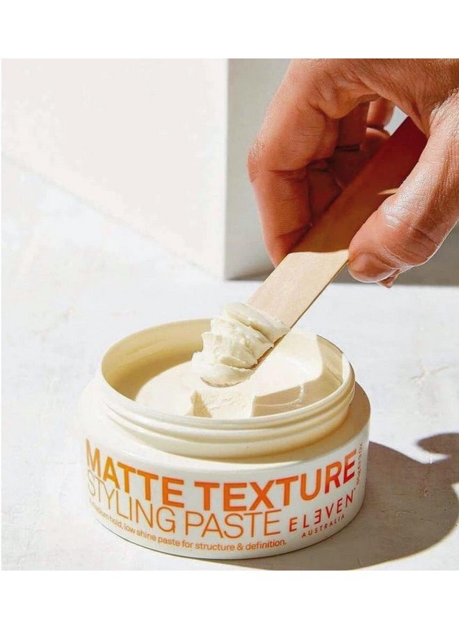 ELEVEN AUSTRALIA Matte Texture Styling Paste Natural Ingredients For a Natural Hold - 3 Oz