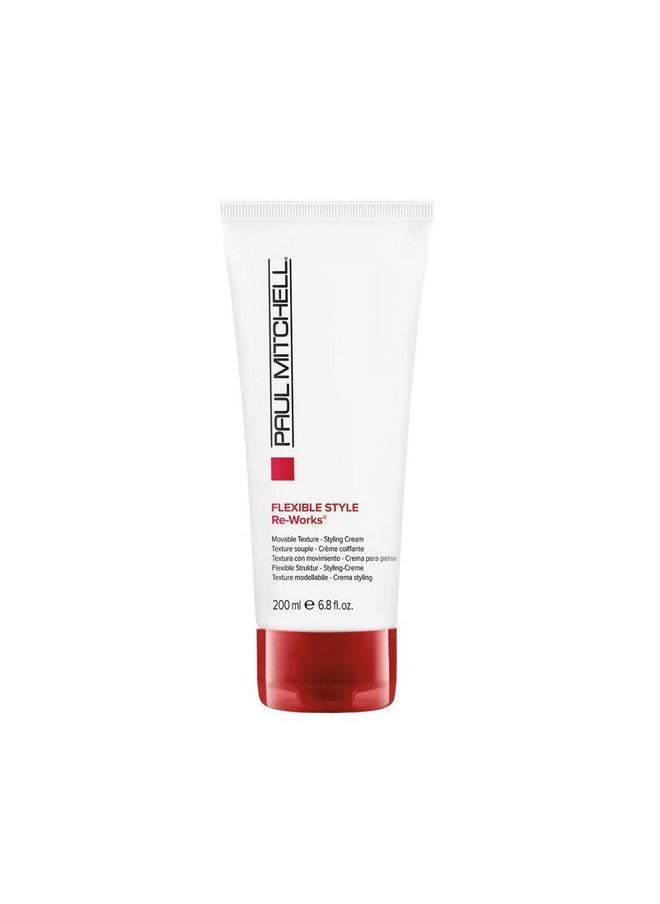 Paul Mitchell Re-Works Styling Cream, Movable Texture, For All Hair Types, 6.8 oz.