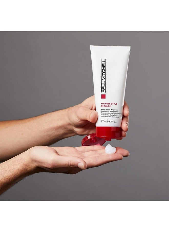 Paul Mitchell Re-Works Styling Cream, Movable Texture, For All Hair Types, 6.8 oz.