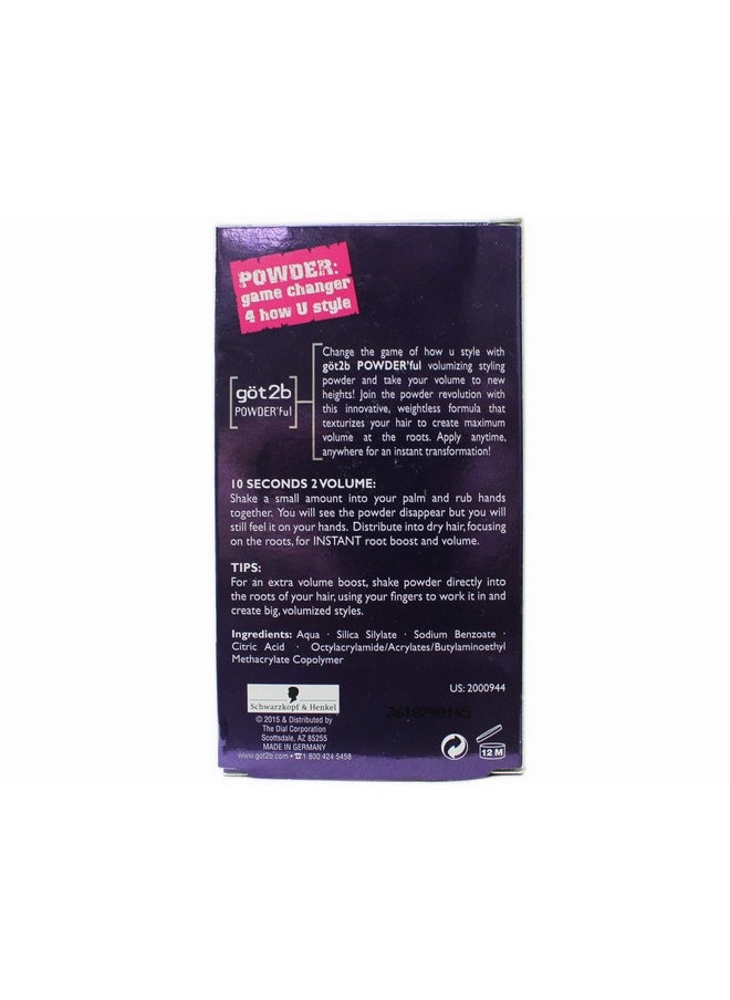 got2b POWDER'ful Volumizing Styling Powder 0.35 oz (Pack of 5)