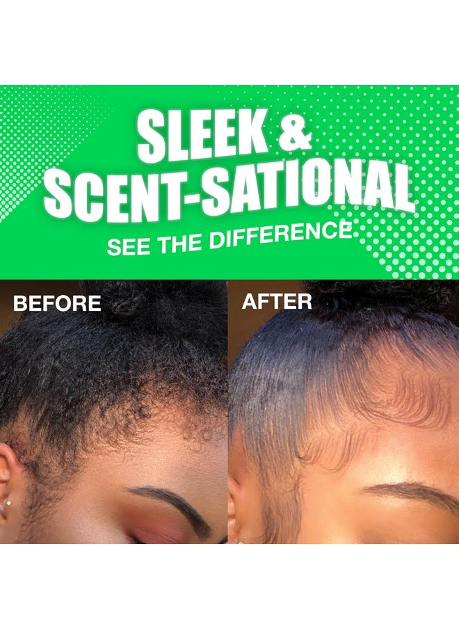 24 Hour Argan Oil Edge Tamer Refresh (8.25oz/ 250ml, Acai Berry) | Extreme Firm Hold, Smooths & Tames Frizz | No Flaking or Drying | High Shine, Long Lasting, All Hair Types, Styling Gel.