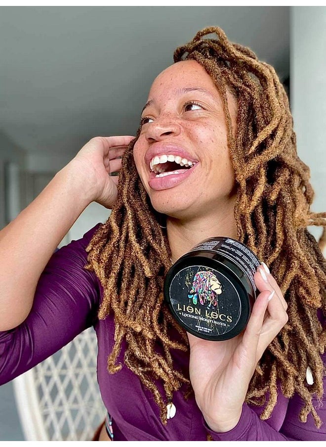 Lion Locs Hair Locking Dreads Moisturizer for Dreadlocks, Locks, Microlocs, Interlocks, Braidlocks, Braids, Fauxlocs, Twistlocks, or Sisterlocks (8oz) (Firm)
