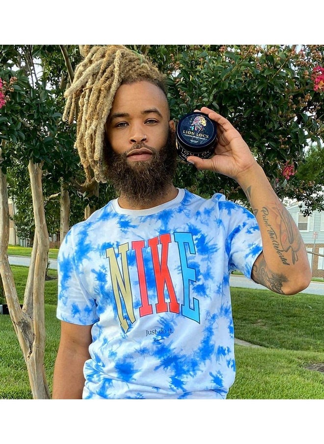 Lion Locs Hair Locking Dreads Moisturizer for Dreadlocks, Locks, Microlocs, Interlocks, Braidlocks, Braids, Fauxlocs, Twistlocks, or Sisterlocks (8oz) (Firm)