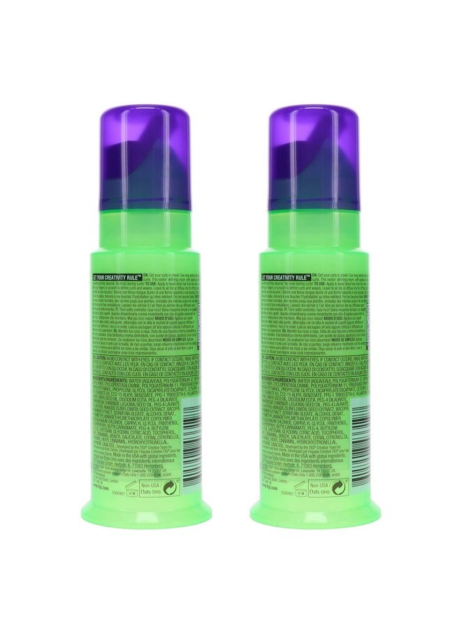 Bed Head by TIGI Curls Rock Amplifier Curly Hair Cream for Defined Curls 3.8 oz (Pack of 2)