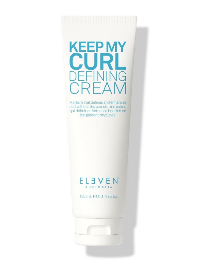 ELEVEN AUSTRALIA Keep My Curl Defining Cream Controls Frizz with Conditoning Ingredients - 5.1 Fl Oz