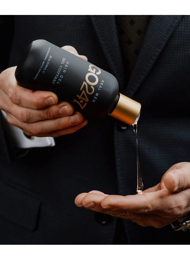 GO247 Hair Gel - Strong Hold, Natural Finish, 8 Oz