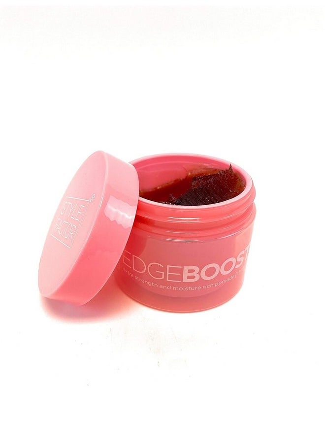 Edge Booster Style Factor Extra Strength Moisture Rich Pomade | Thick Coarse Hair (Pink Sapphire)