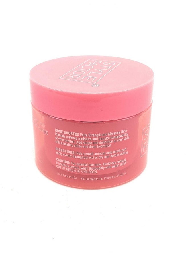 Edge Booster Style Factor Extra Strength Moisture Rich Pomade | Thick Coarse Hair (Pink Sapphire)