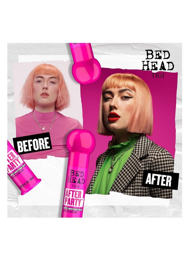 TIGI Bed Head After Party Smoothing Cream for Silky and Shiny Hair 3.38 fl oz