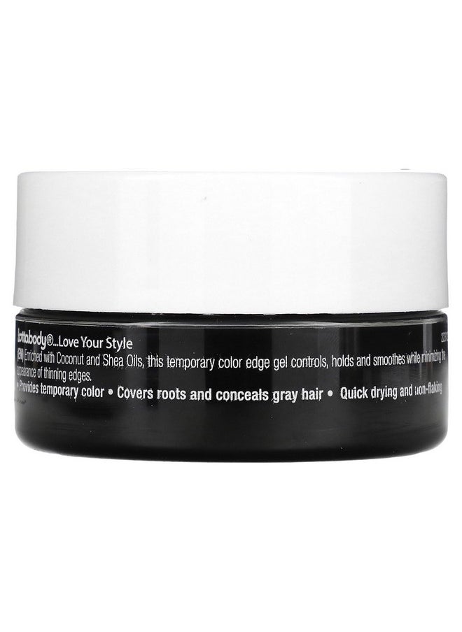 Lottabody Control Me Edge Gel with Coconut & Shea Oils For All Hair Types, Black, 2.25 Ounce (Pack of 1)