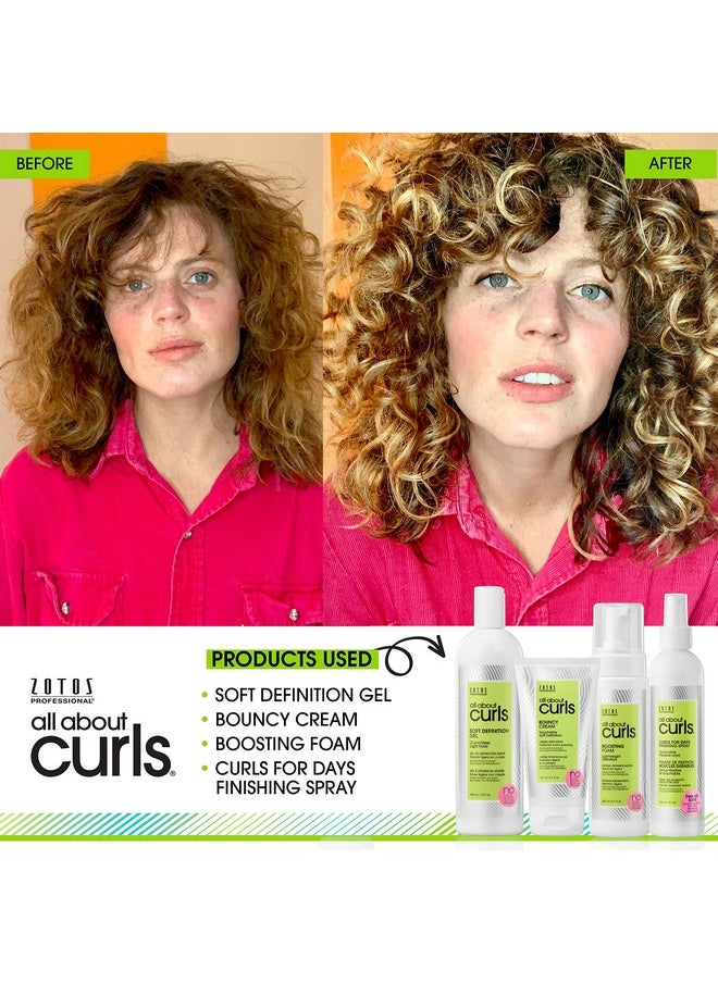 All About Curls Boosting Foam | Lightweight Definition Hold | Curly Hair Products | Volumizing Extra Fullness & Body | All Curly Hair Types | Vegan & Cruelty Free | Sulfate Free | 6.7 Fl Oz
