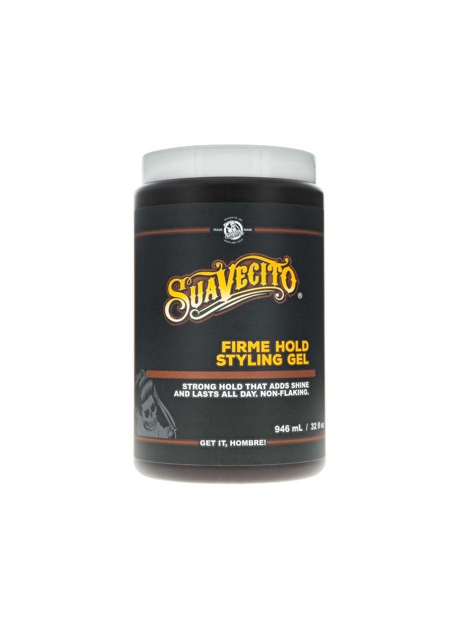 Suavecito Firme Hold Styling Hair Gel 32 oz Tub