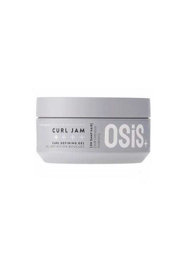 Schwarzkopf Professional OSiS+ Curl Jam - Curl Defining Gel for Hair styling I Light Hold I For natural shine and Soft Bouncy Curls | Protection against Humdity | Provides intense Moisture | Vegan | Glycerin | 300 ml