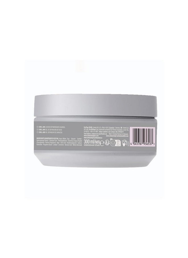 Schwarzkopf Professional OSiS+ Curl Jam - Curl Defining Gel for Hair styling I Light Hold I For natural shine and Soft Bouncy Curls | Protection against Humdity | Provides intense Moisture | Vegan | Glycerin | 300 ml