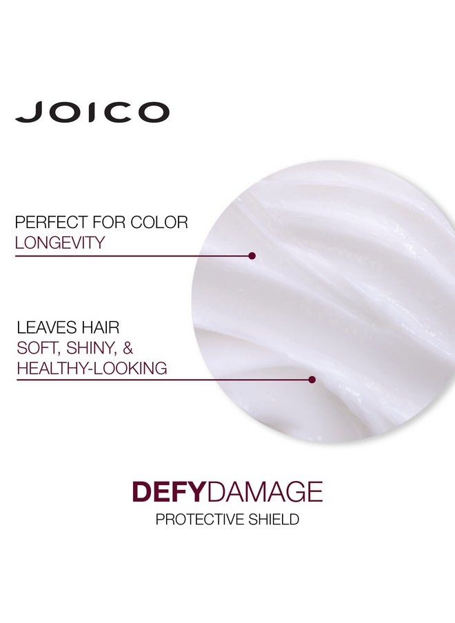 Joico Defy Damage Protective Shield | For Damaged, Color-Treated Hair | Protect Against UV & Thermal Damage | Strengthen Bonds & Preserve Hair Color | With Moringa Seed & Arginine | 3.38 Fl Oz