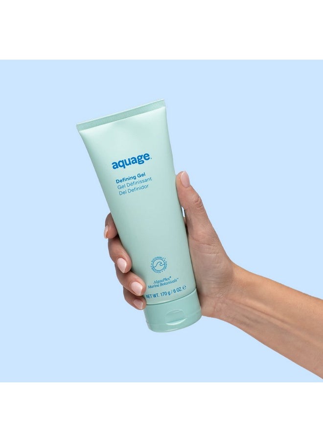 AQUAGE. Defining Gel, For Curly, Wavy or Permed Hair - Unites Hair Strands For Well-Defined Curls Without The Frizz, 6 Fl Oz