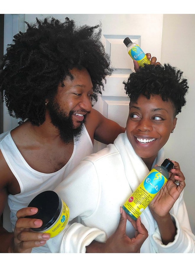 Curls Blueberry Bliss Control Jelly - 8 oz, Define & Defrizz, Wash and Go's, Twist Outs & Braid Outs, for Wavy, Curly, and Coily Hair Types