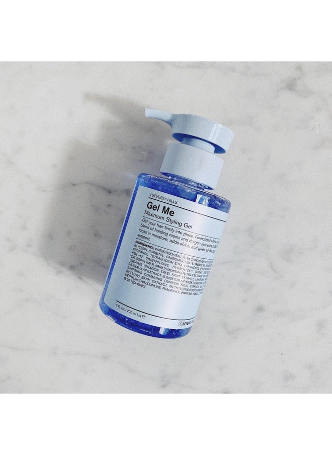 J Beverly Hills Blue Gel Me Formulated with Vitamin B5 Ingredient Blend for Firm Hold, 7 Oz