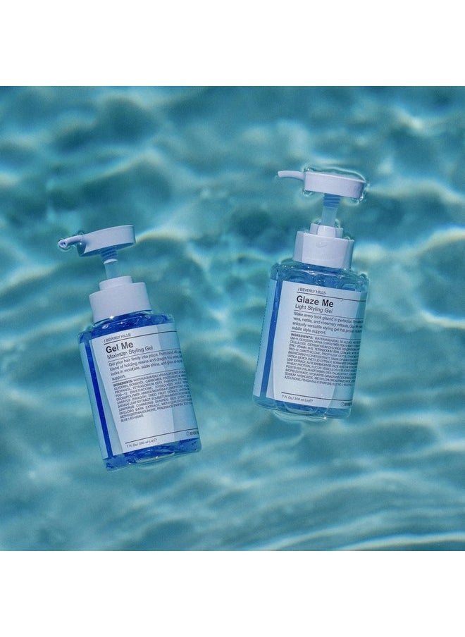 J Beverly Hills Blue Gel Me Formulated with Vitamin B5 Ingredient Blend for Firm Hold, 7 Oz