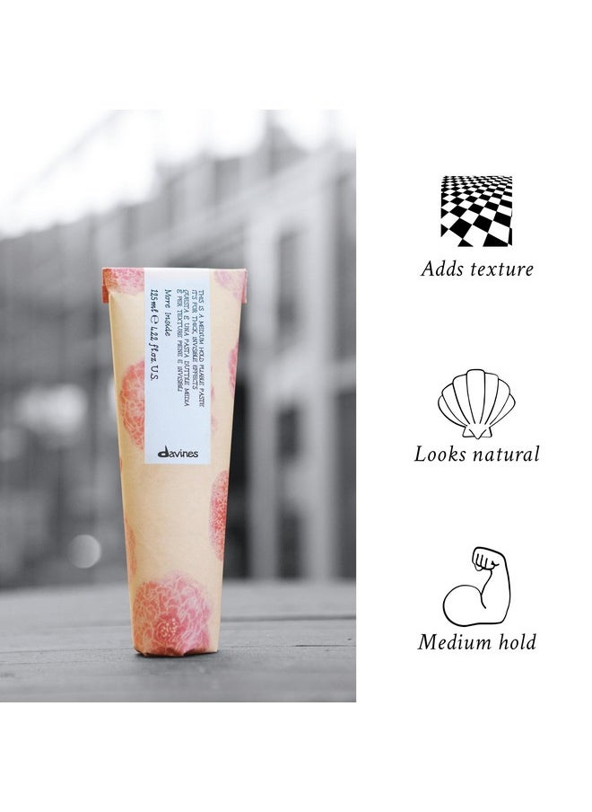 Davines This is a Medium Hold Pliable Paste, Non-Sticky And Textured Styling For Long-lasting Flexible Finish, 4.23 Fl. Oz.