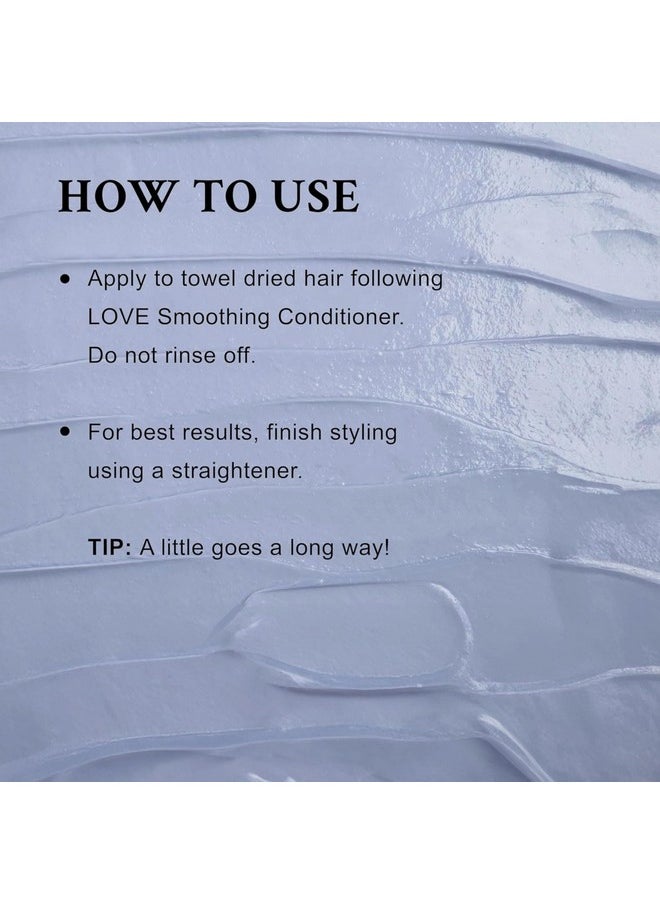 Davines LOVE Hair Smoother, Leave-On Cream To Smooth Frizzy, Unruly Or Wavy Hair Weightlessly, White, 5.07 Fl. Oz.