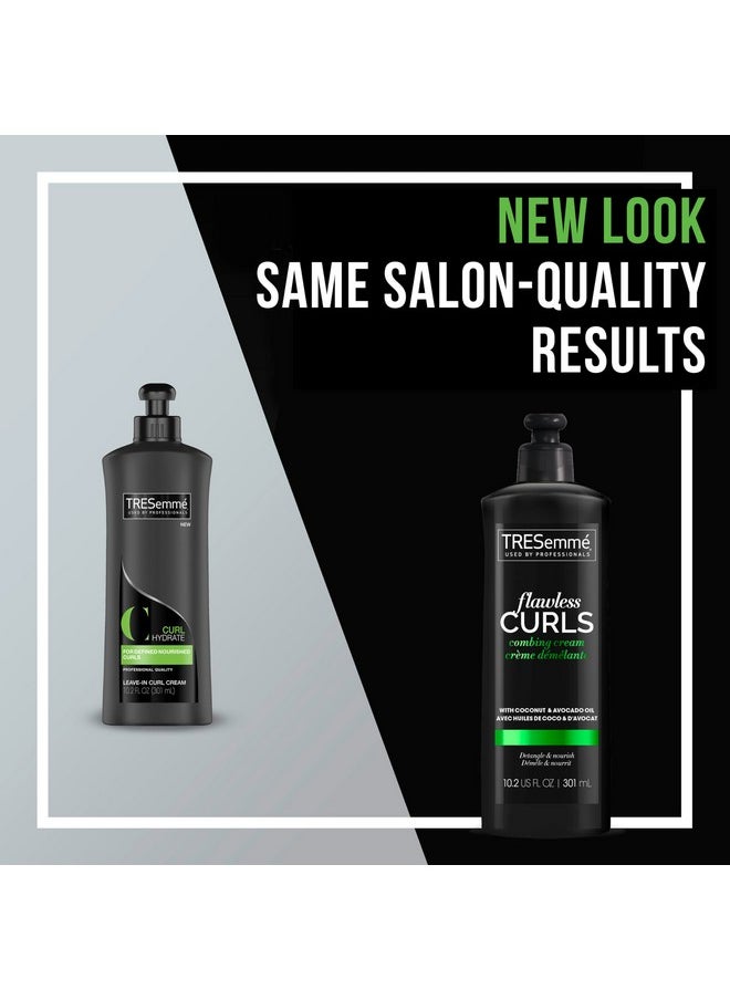 TRESemmé Flawless Curls Combing Crème Detangles and Hydrates Hair With Pro Lock Tech 10.2 oz