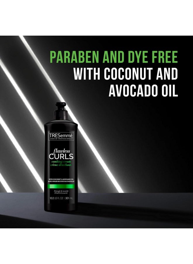 TRESemmé Flawless Curls Combing Crème Detangles and Hydrates Hair With Pro Lock Tech 10.2 oz